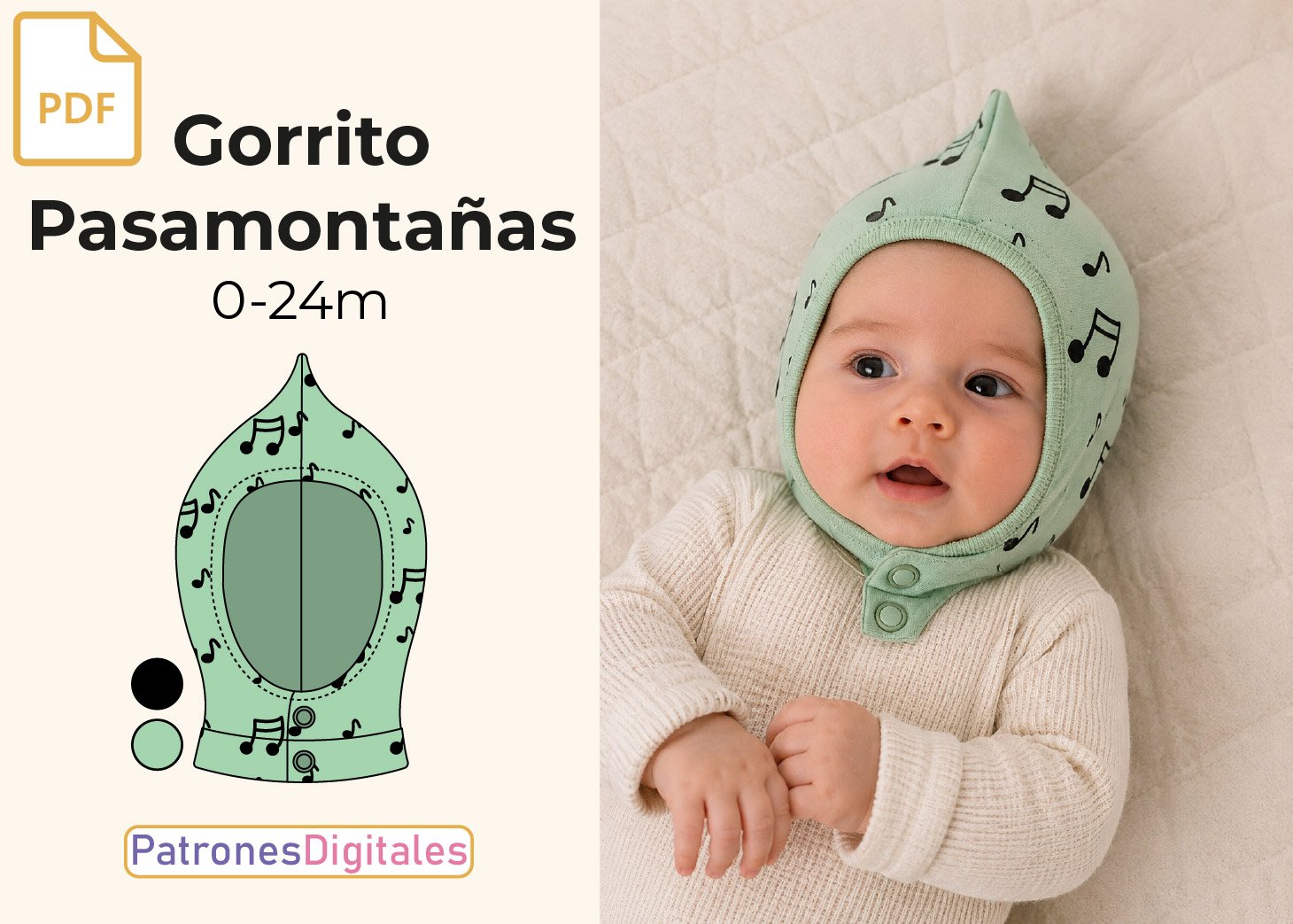 Gorrito Pasamontaña Bebé