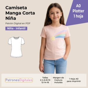 tienda 1 camiseta manga corta niña
