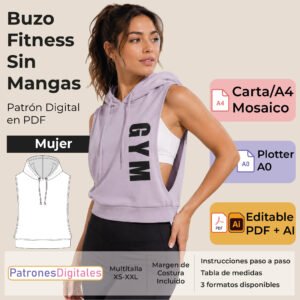 tienda 1 buzo fitness sin mangas